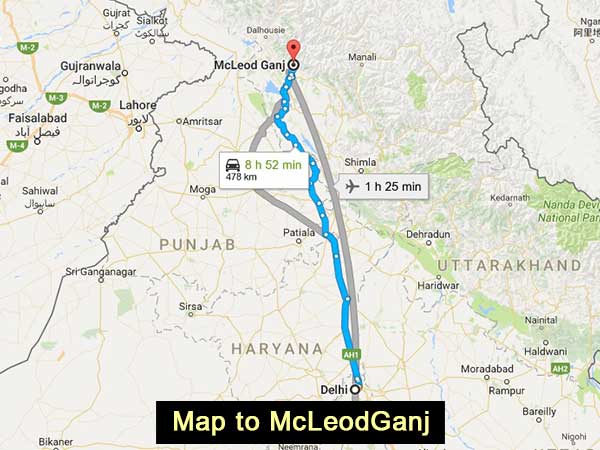 Day 01 : Delhi to Mcleodganj